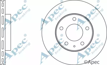 Тормозной диск APEC braking DSK318