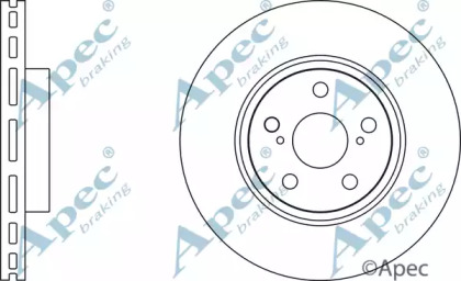 Тормозной диск APEC braking DSK323