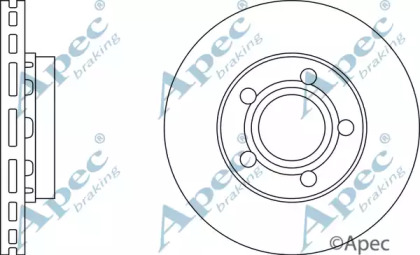 Тормозной диск APEC braking DSK329