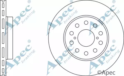 Тормозной диск APEC braking DSK355