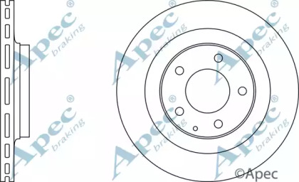 Тормозной диск APEC braking DSK369