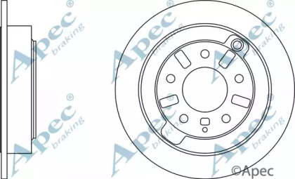 Тормозной диск APEC braking DSK375