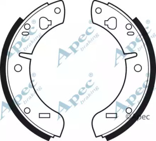 Комлект тормозных накладок APEC braking SHU112