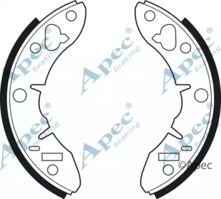 Комлект тормозных накладок APEC braking SHU187