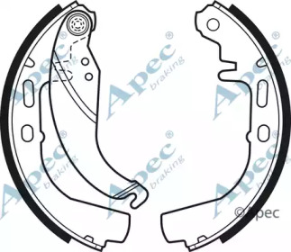 Комлект тормозных накладок APEC braking SHU329