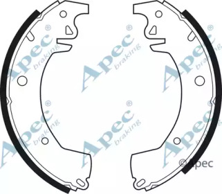 Комлект тормозных накладок APEC braking SHU344