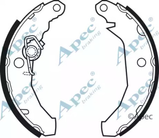 Комлект тормозных накладок APEC braking SHU347