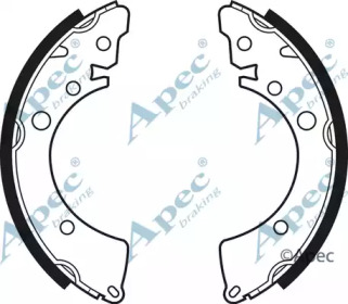 Комлект тормозных накладок APEC braking SHU353