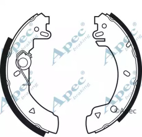 Комлект тормозных накладок APEC braking SHU466