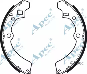 Комлект тормозных накладок APEC braking SHU481