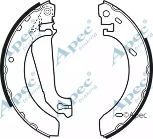 Комлект тормозных накладок APEC braking SHU489