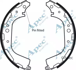 Комлект тормозных накладок APEC braking SHU549