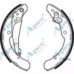 Комлект тормозных накладок APEC braking SHU585