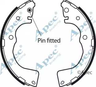 Комлект тормозных накладок APEC braking SHU618