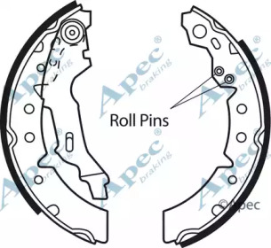 Комлект тормозных накладок APEC braking SHU620