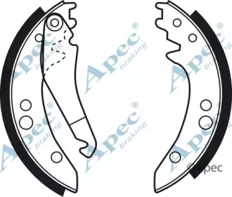 Комлект тормозных накладок APEC braking SHU640