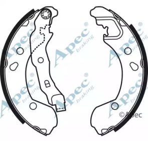 Комлект тормозных накладок APEC braking SHU653