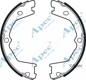 Комлект тормозных накладок APEC braking SHU701