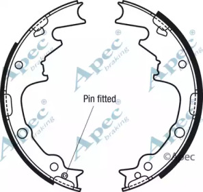 Комлект тормозных накладок APEC braking SHU702