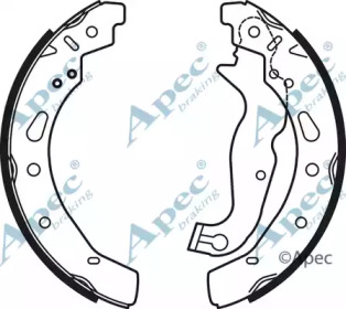 Комлект тормозных накладок APEC braking SHU769