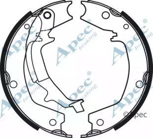 Комлект тормозных накладок APEC braking SHU782