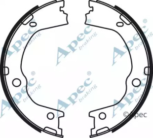 Комлект тормозных накладок APEC braking SHU788