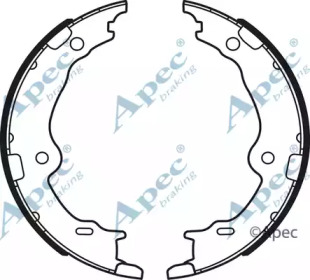 Комлект тормозных накладок APEC braking SHU792