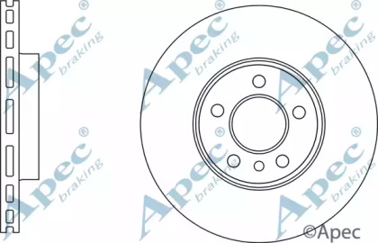 Тормозной диск APEC braking DSK3124