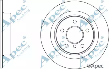 Тормозной диск APEC braking DSK3125