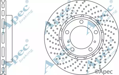 Тормозной диск APEC braking DSK3127