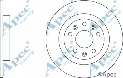 Тормозной диск APEC braking DSK3131