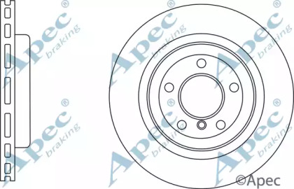 Тормозной диск APEC braking DSK3135