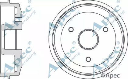 Тормозный барабан APEC braking DRM9118