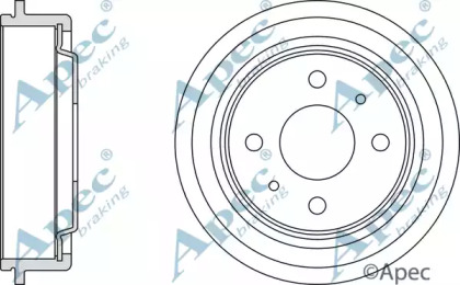 Тормозный барабан APEC braking DRM9121