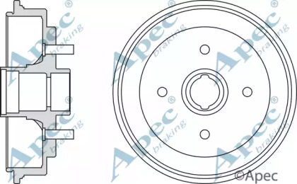 Тормозный барабан APEC braking DRM9125