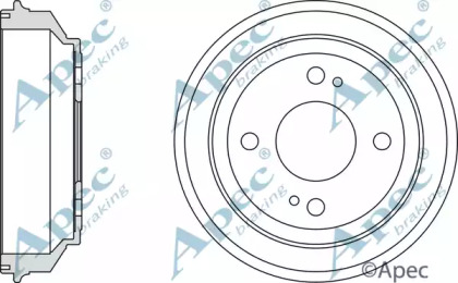 Тормозный барабан APEC braking DRM9129