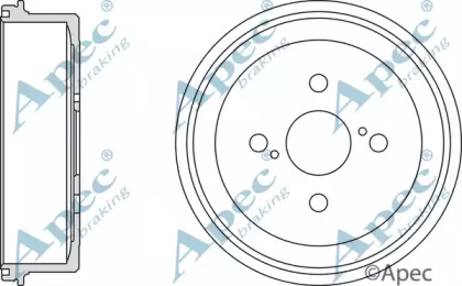 Тормозный барабан APEC braking DRM9135