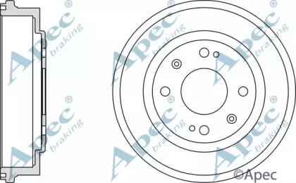 Тормозный барабан APEC braking DRM9138