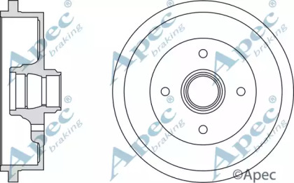 Тормозный барабан APEC braking DRM9154