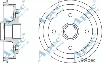 Тормозный барабан APEC braking DRM9167