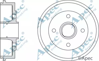 Тормозный барабан APEC braking DRM9194