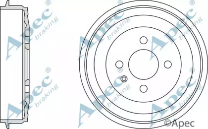 Тормозный барабан APEC braking DRM9509