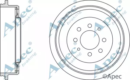 Тормозный барабан APEC braking DRM9511