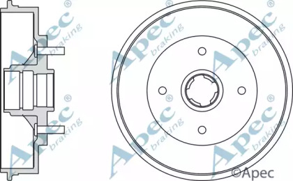 Тормозный барабан APEC braking DRM9516