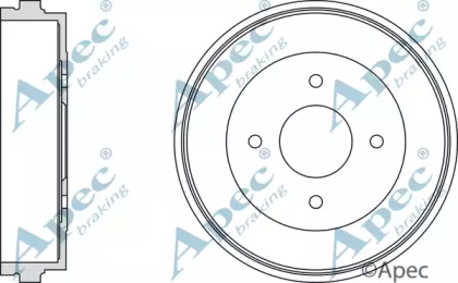 Тормозный барабан APEC braking DRM9526