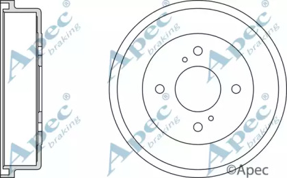 Тормозный барабан APEC braking DRM9528