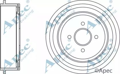 Тормозный барабан APEC braking DRM9704