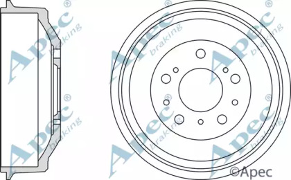 Тормозный барабан APEC braking DRM9705