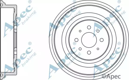 Тормозный барабан APEC braking DRM9802