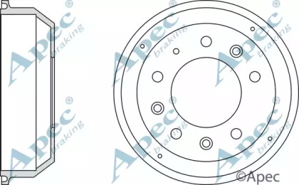 Тормозный барабан APEC braking DRM9904